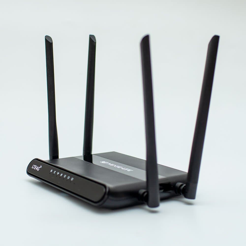Bộ Phát WIFI 4G/ 3G LTE MIXIE (3 Cổng Lan + 1 Cổng WAN) 4 Râu (Anten) – Chính Hãng