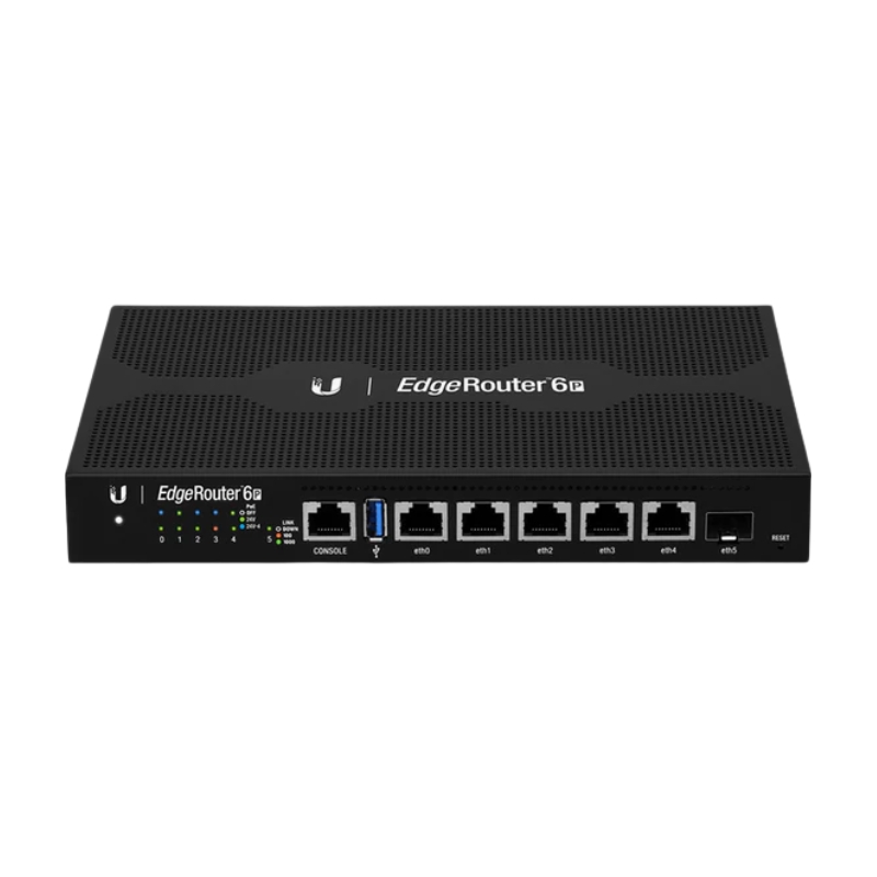 Ubiquiti EdgeRouter ER-6P | Router chịu tải 600user, 5 Wan/5 Lan Gigabit, 1 SFP