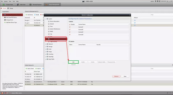 Hướng dẫn gán camera IP hãng khác lên đầu ghi hình HDTVI Hikvision -2 Hướng dẫn gán camera IP hãng khác lên đầu ghi hình HDTVI Hikvision -2