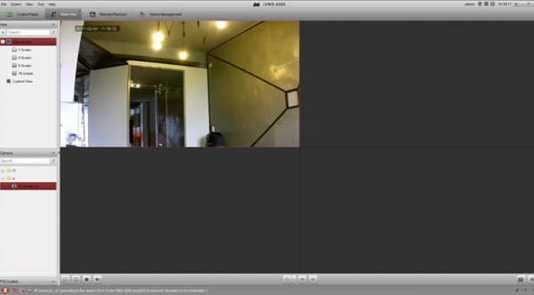 Hình ảnh từ camera Vantech VP-190A được gán lên đầu ghi DS-7204HUHI-F1/N Hướng dẫn gán camera IP hãng khác lên đầu ghi hình HDTVI Hikvision -6