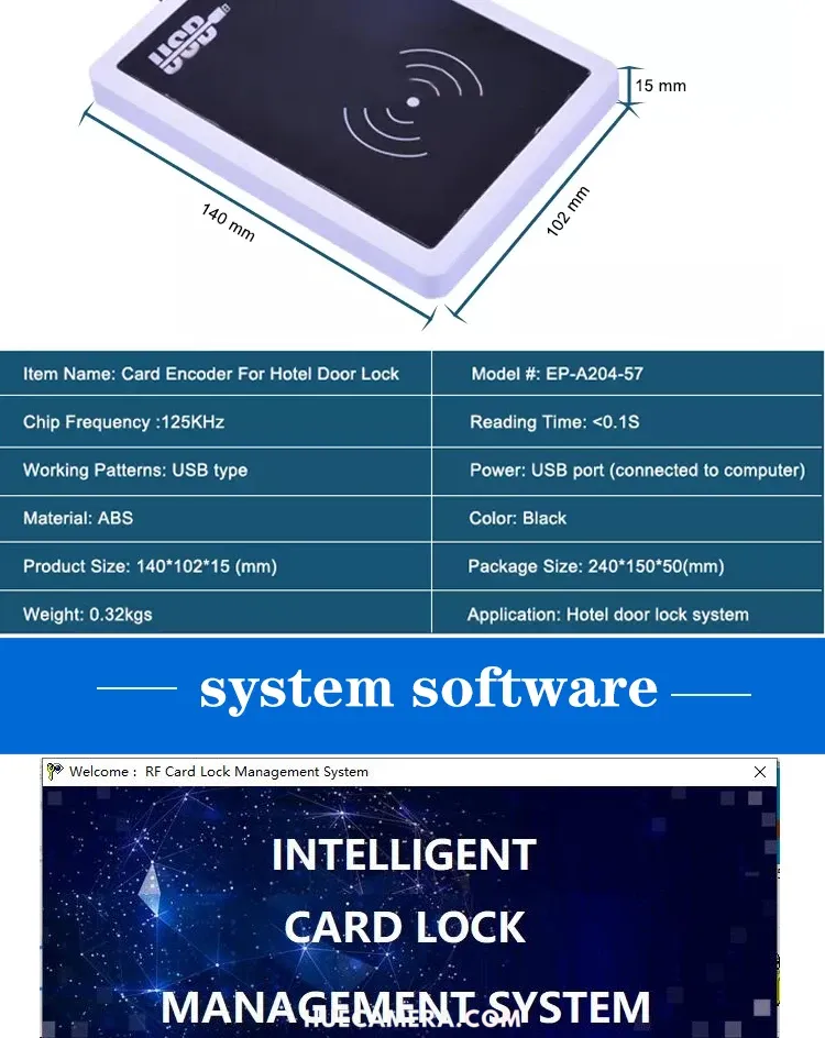 rfid hotel card encoder Hotel lock card issuer only for our hotel lock software management